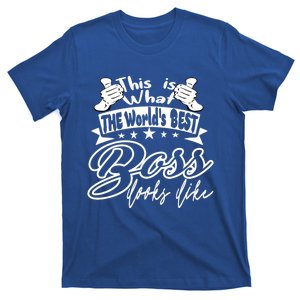 Boss World's Best Boss Looks Like Boss Appreciation Day Great Gift T-Shirt