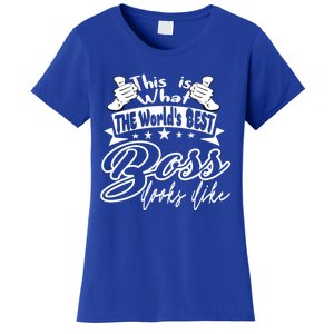 Boss World's Best Boss Looks Like Boss Appreciation Day Great Gift Women's T-Shirt