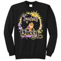 Black Wo Birthday Melanin Taurus Queen Sweatshirt