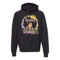 Black Wo Birthday Melanin Taurus Queen Premium Hoodie