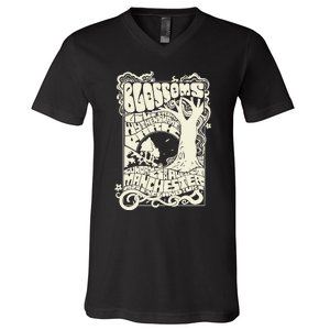 Blossoms Wythenshawe Black Concert August 2024 V-Neck T-Shirt