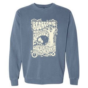 Blossoms Wythenshawe Black Concert August 2024 Garment-Dyed Sweatshirt