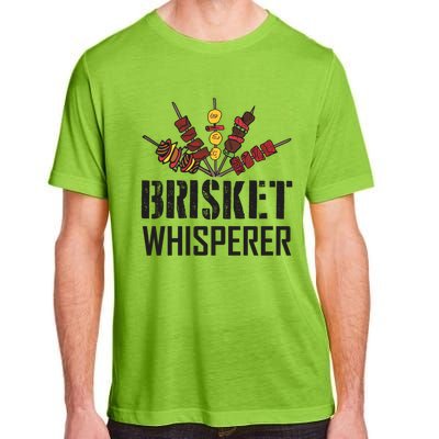 Brisket Whisperer Carnivore Bbq Meat Funny Grilling Gift Adult ChromaSoft Performance T-Shirt