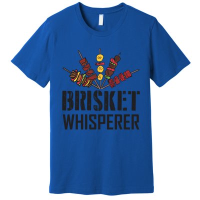 Brisket Whisperer Carnivore Bbq Meat Funny Grilling Gift Premium T-Shirt