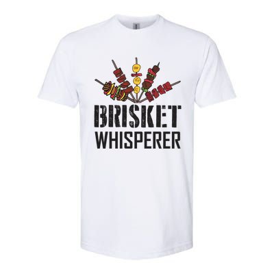 Brisket Whisperer Carnivore Bbq Meat Funny Grilling Gift Softstyle CVC T-Shirt