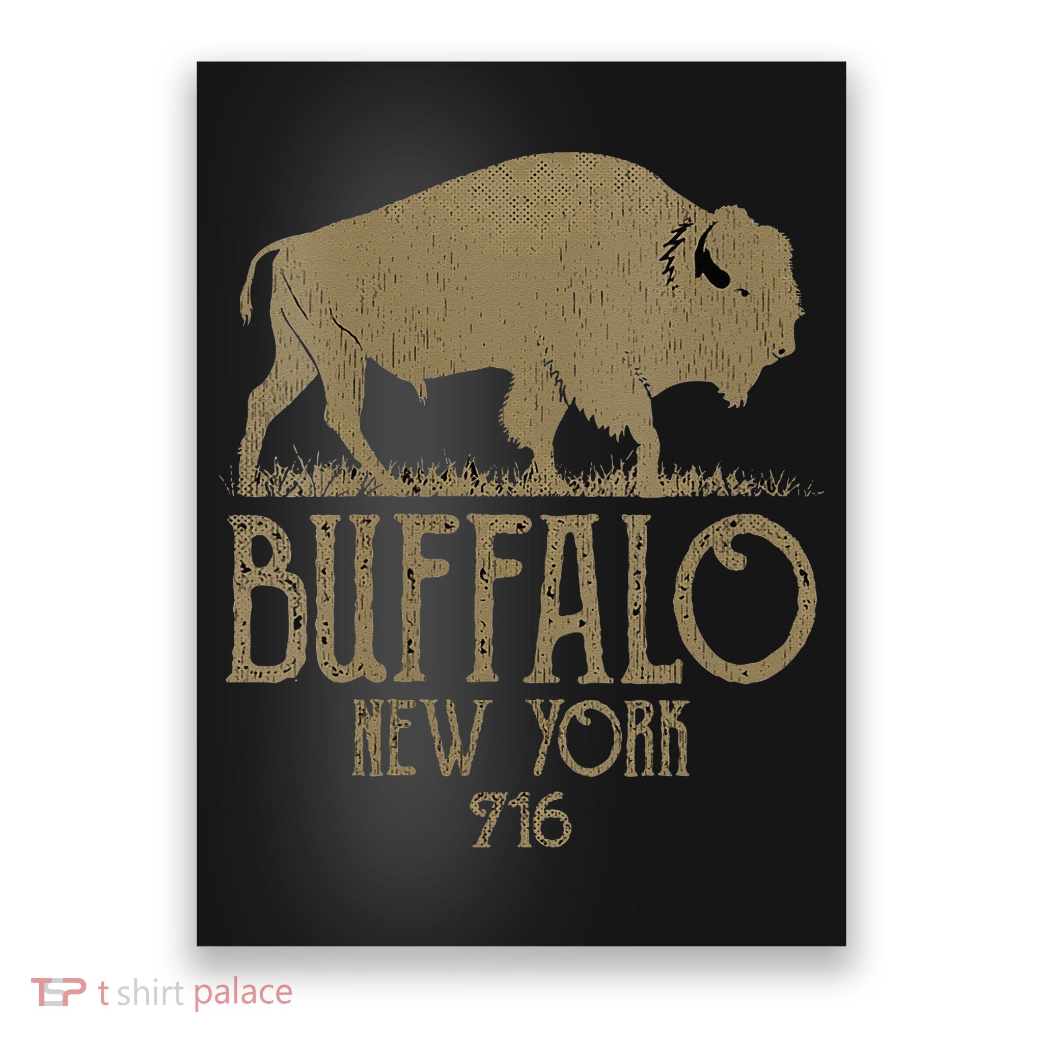 BFLO WNY Clothing Area Code 716 Buffalo New York Poster