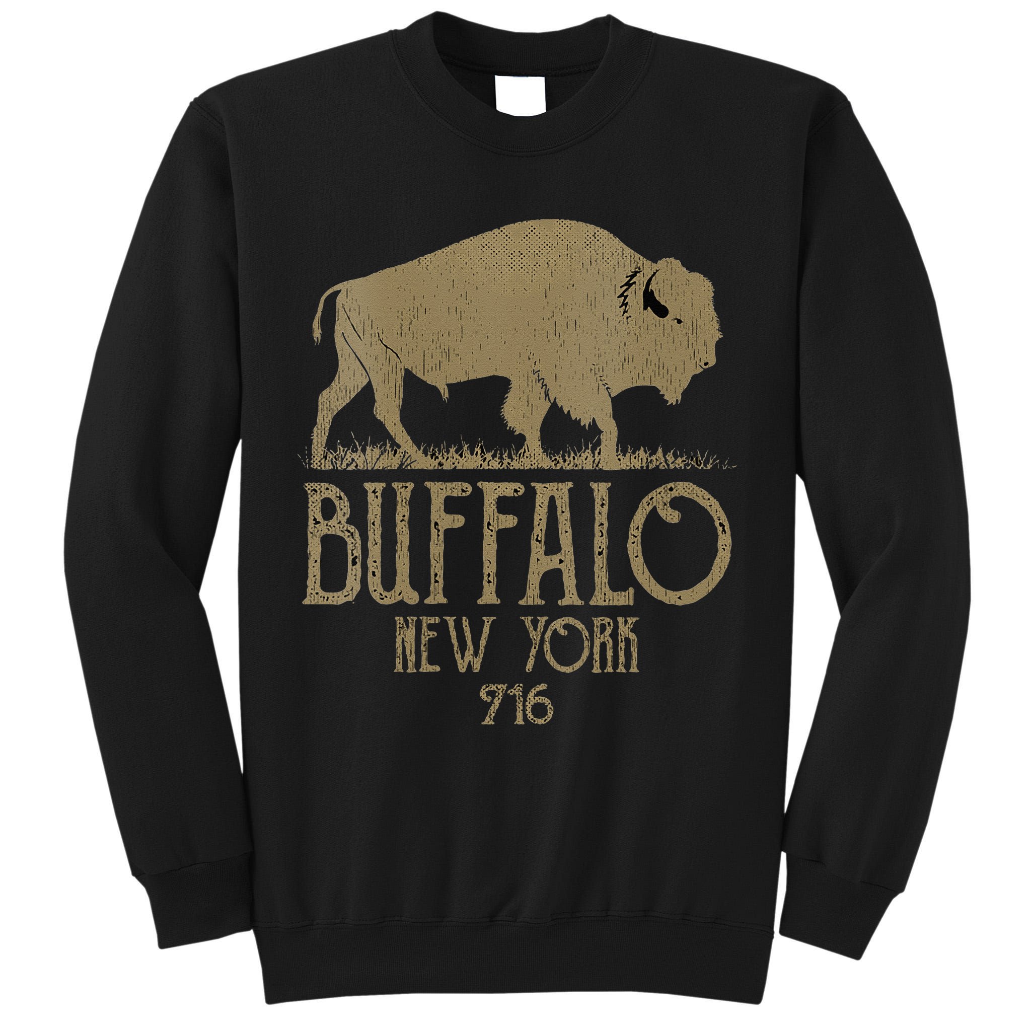 BFLO WNY Clothing Area Code 716 Buffalo New York Tall Sweatshirt