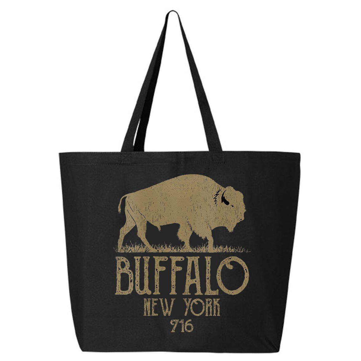 BFLO WNY Clothing Area Code 716 Buffalo New York 25L Jumbo Tote