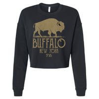 BFLO WNY Clothing Area Code 716 Buffalo New York Cropped Pullover Crew