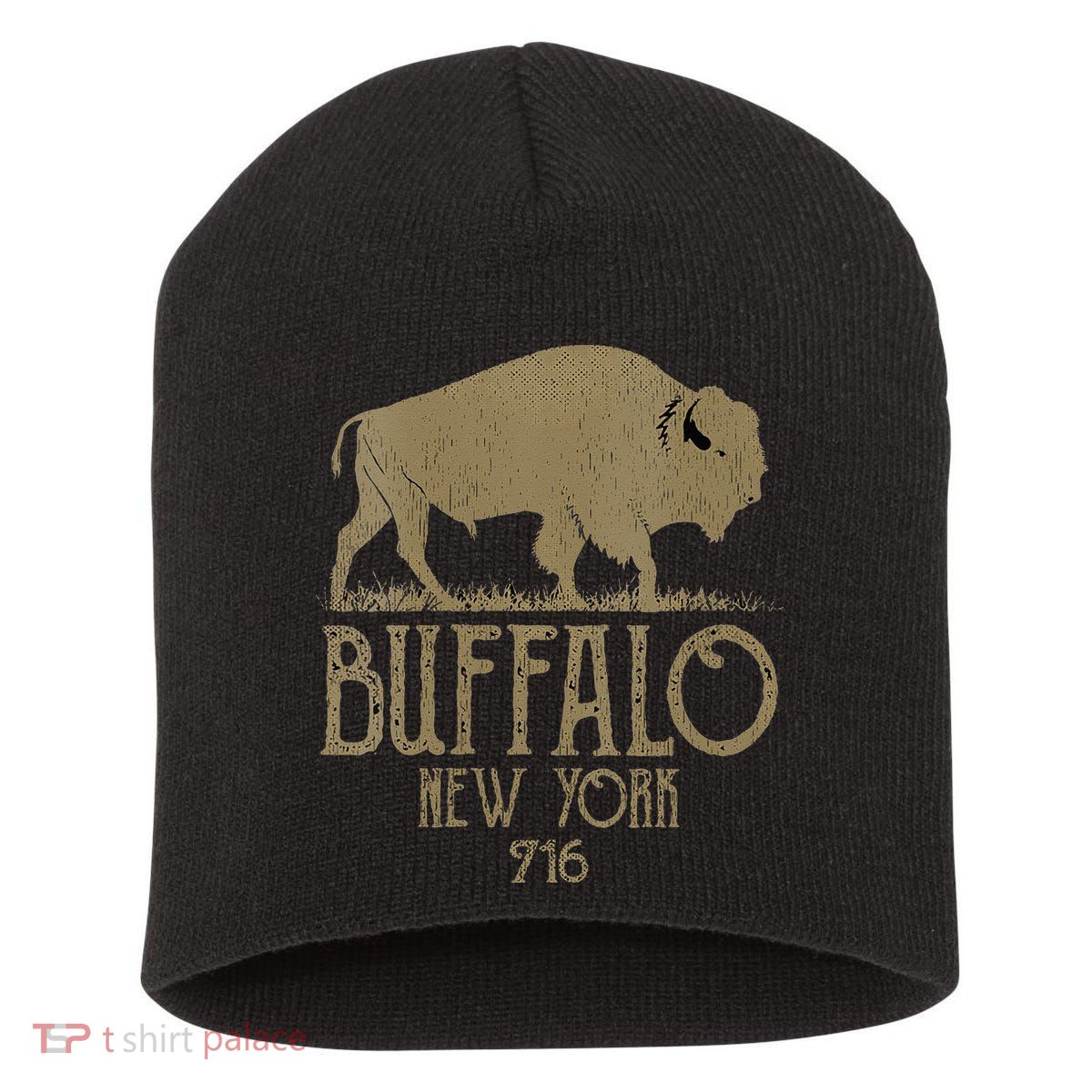 BFLO WNY Clothing Area Code 716 Buffalo New York Short Acrylic Beanie