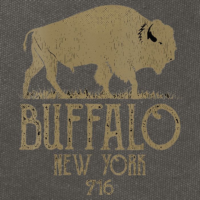 BFLO WNY Clothing Area Code 716 Buffalo New York Cotton Canvas Backpack