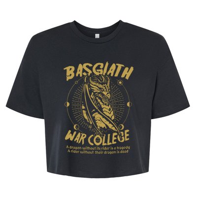 Basgiath War College Fourth Wing Bella+Canvas Jersey Crop Tee