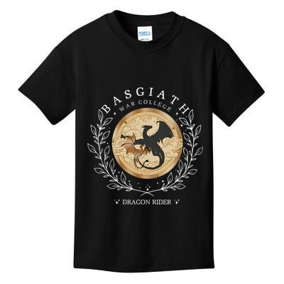 Basgiath War College Fourth Wing Dragon Rider Kids T-Shirt