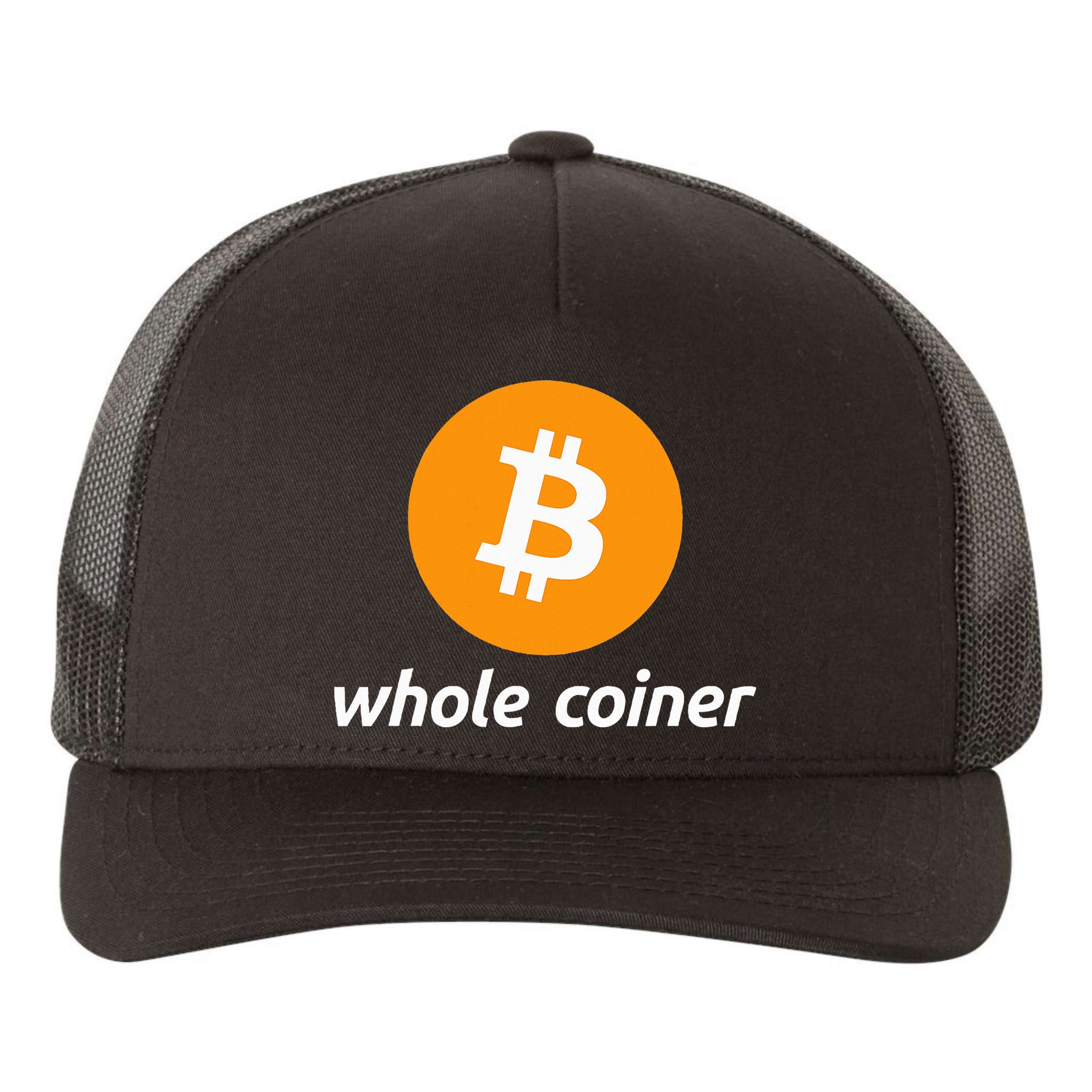 Bitcoin Whole Coiner Yupoong Adult 5-Panel Trucker Hat