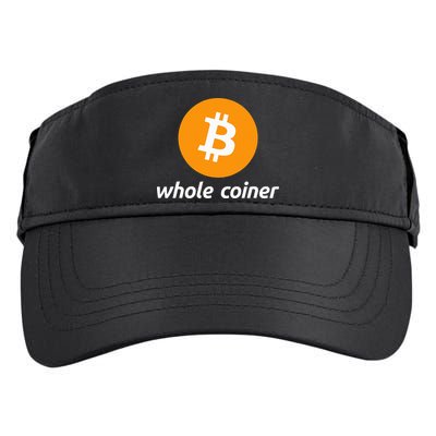 Bitcoin Whole Coiner Adult Drive Performance Visor