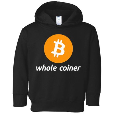 Bitcoin Whole Coiner Toddler Hoodie