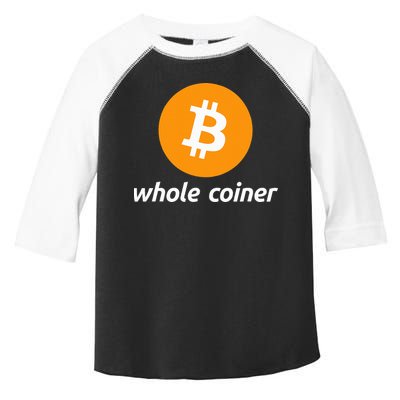 Bitcoin Whole Coiner Toddler Fine Jersey T-Shirt
