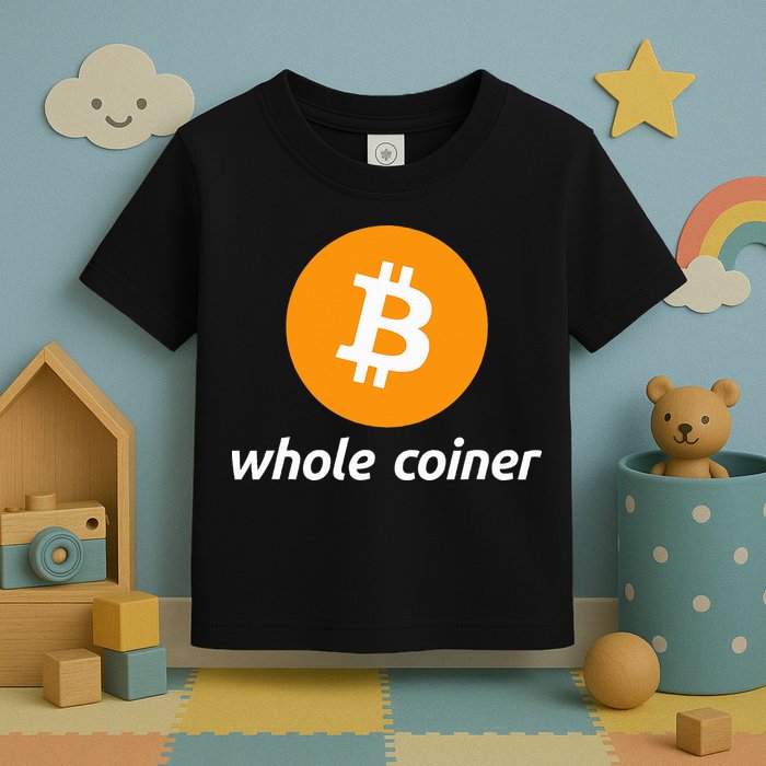 Bitcoin Whole Coiner Toddler T-Shirt