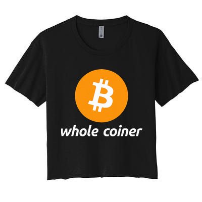 Bitcoin Whole Coiner Crop Top