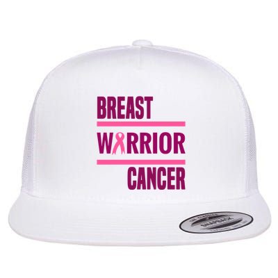 Breast Warrior Cancer Ribbon Flatbill Hat