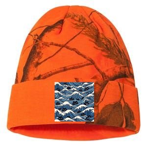 Blue Wave Cat Ladies For Kamala Harris President 2024 Kati Licensed 12" Camo Beanie