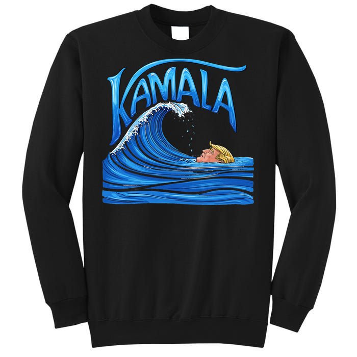 Blue Wave Cat For Kamala Harris Trump Sweatshirt