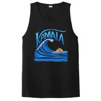 Blue Wave Cat For Kamala Harris Trump PosiCharge Competitor Tank