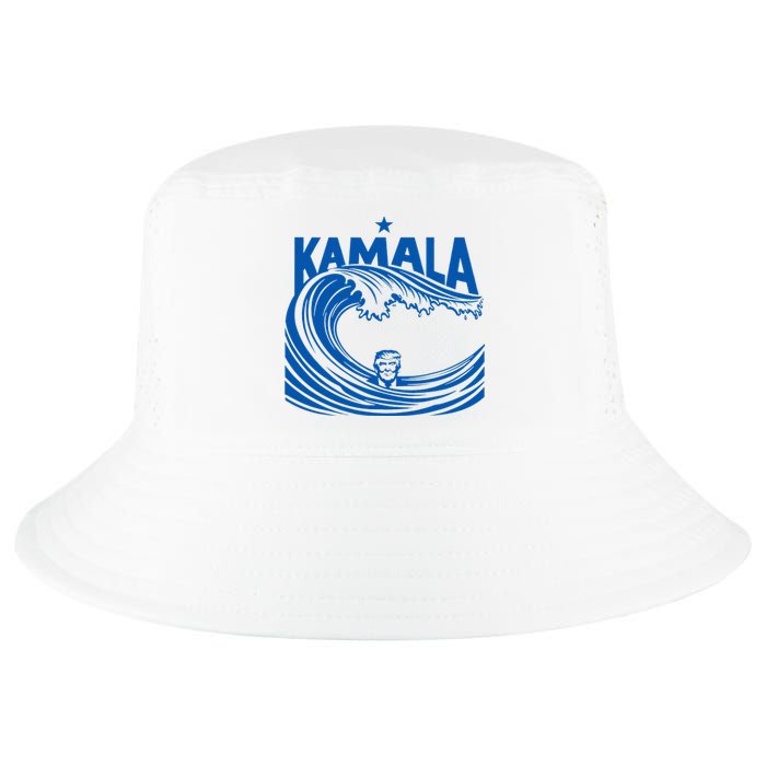 Blue Wave Cats For Kamala Funny Trump For Ladies For Guy Cool Comfort Performance Bucket Hat