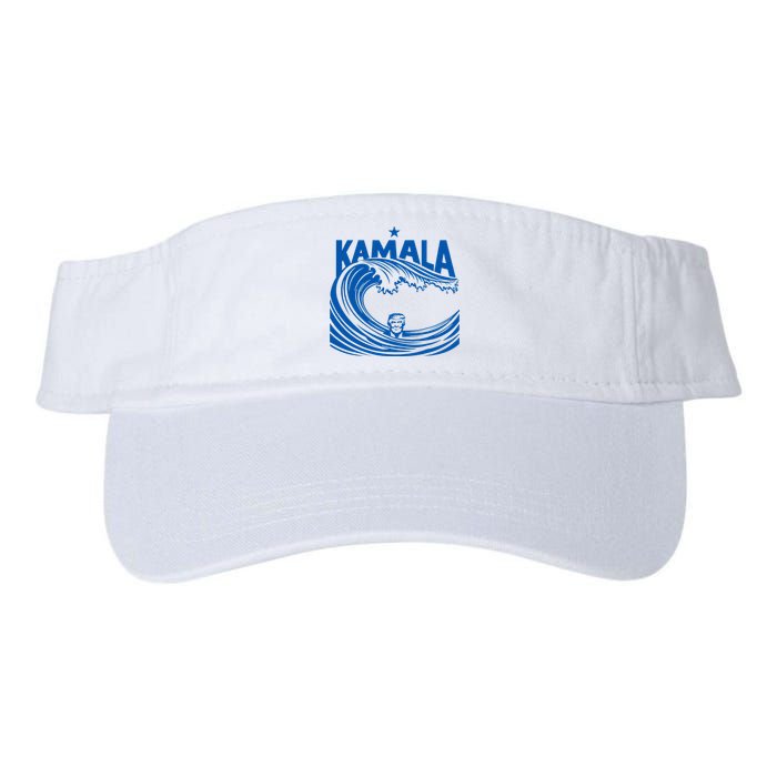 Blue Wave Cats For Kamala Funny Trump For Ladies For Guy Valucap Bio-Washed Visor