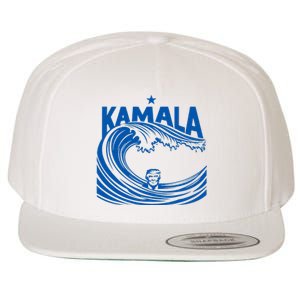 Blue Wave Cats For Kamala Funny Trump For Ladies For Guy Wool Snapback Cap