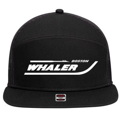 Boston Whaler Cool Boats For Adventure 7 Panel Mesh Trucker Snapback Hat