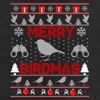 Bird Watching Christmas Birding Merry Birdmas Ugly Sweater Gift Cool Comfort Performance Bucket Hat