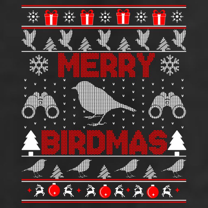 Bird Watching Christmas Birding Merry Birdmas Ugly Sweater Gift Cool Comfort Performance Bucket Hat