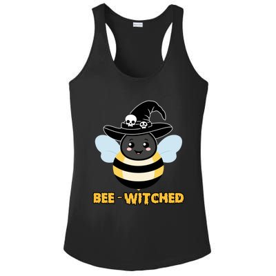 Bee Witched Cute Halloween Bee Wearing Witches Hat Bewitched Ladies PosiCharge Competitor Racerback Tank