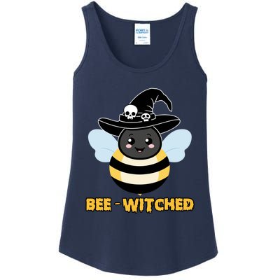 Bee Witched Cute Halloween Bee Wearing Witches Hat Bewitched Ladies Essential Tank