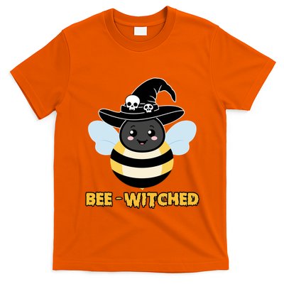 Bee Witched Cute Halloween Bee Wearing Witches Hat Bewitched T-Shirt