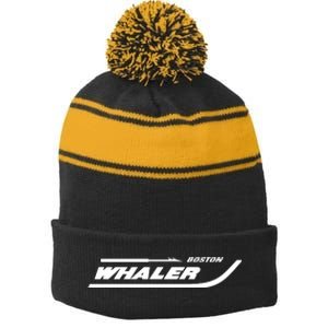 Boston Whaler Cool Boats For Adventure Stripe Pom Pom Beanie