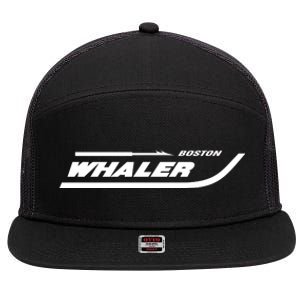 Boston Whaler Cool Boats For Adventure 7 Panel Mesh Trucker Snapback Hat