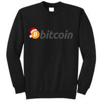 Bitcoin With Christmas Hat Funny Bitcoin With Santa Hat Funny Bitcoin Crypto Tall Sweatshirt