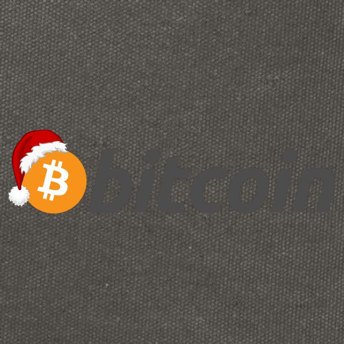 Bitcoin With Christmas Hat Funny Bitcoin With Santa Hat Funny Bitcoin Crypto Cotton Canvas Backpack