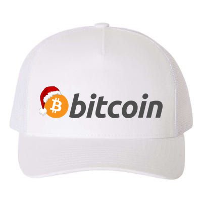 Bitcoin With Christmas Hat Funny Bitcoin With Santa Hat Funny Bitcoin Crypto Yupoong Adult 5-Panel Trucker Hat