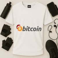 Bitcoin With Christmas Hat Funny Bitcoin With Santa Hat Funny Bitcoin Crypto Performance Shirt