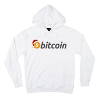 Bitcoin With Christmas Hat Funny Bitcoin With Santa Hat Funny Bitcoin Crypto Hoodie