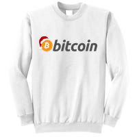Bitcoin With Christmas Hat Funny Bitcoin With Santa Hat Funny Bitcoin Crypto Sweatshirt