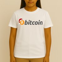 Bitcoin With Christmas Hat Funny Bitcoin With Santa Hat Funny Bitcoin Crypto T-Shirt