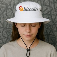 Bitcoin With Christmas Hat Funny Bitcoin With Santa Hat Funny Bitcoin Crypto Bucket Hat