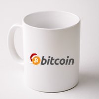 Bitcoin With Christmas Hat Funny Bitcoin With Santa Hat Funny Bitcoin Crypto Mug