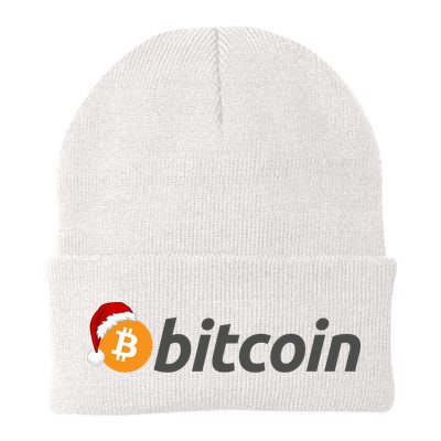 Bitcoin With Christmas Hat Funny Bitcoin With Santa Hat Funny Bitcoin Crypto Beanie