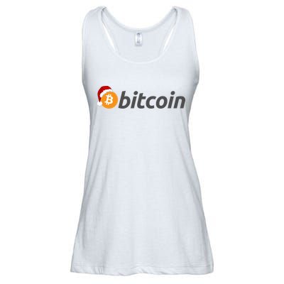 Bitcoin With Christmas Hat Funny Bitcoin With Santa Hat Funny Bitcoin Crypto Ladies Essential Flowy Tank