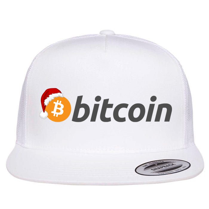 Bitcoin With Christmas Hat Funny Bitcoin With Santa Hat Funny Bitcoin Crypto Flatbill Hat